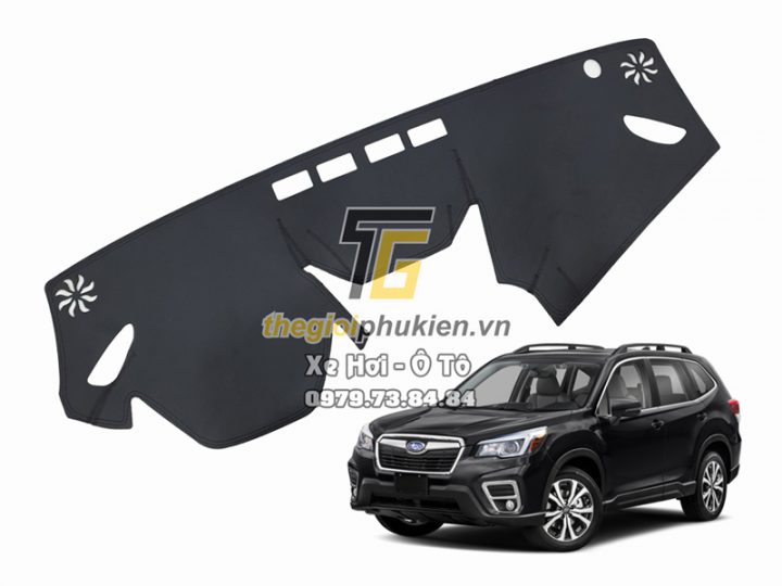 Thảm da Taplo Subaru Forester vân Carbon cao cấp