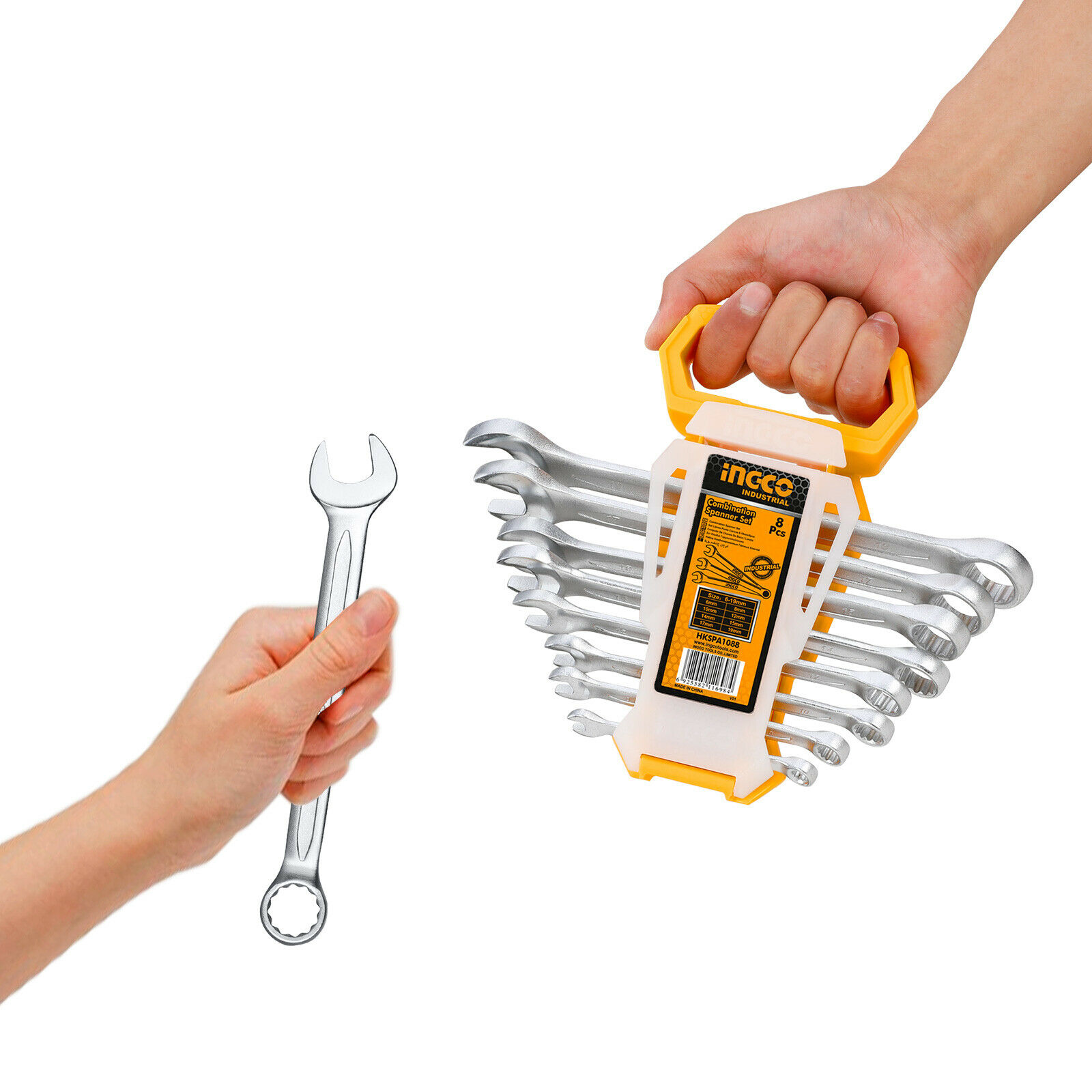 Combination Spanner Set Ingco hkspa1088-i