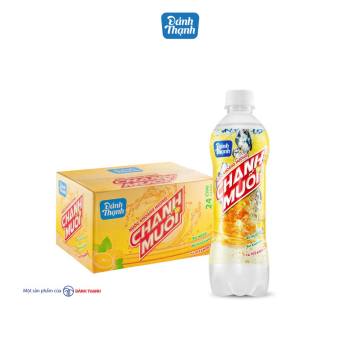 Nước khoáng thiên nhiên có ga đảnh thạnh khoáng chanh muối chai 430ml