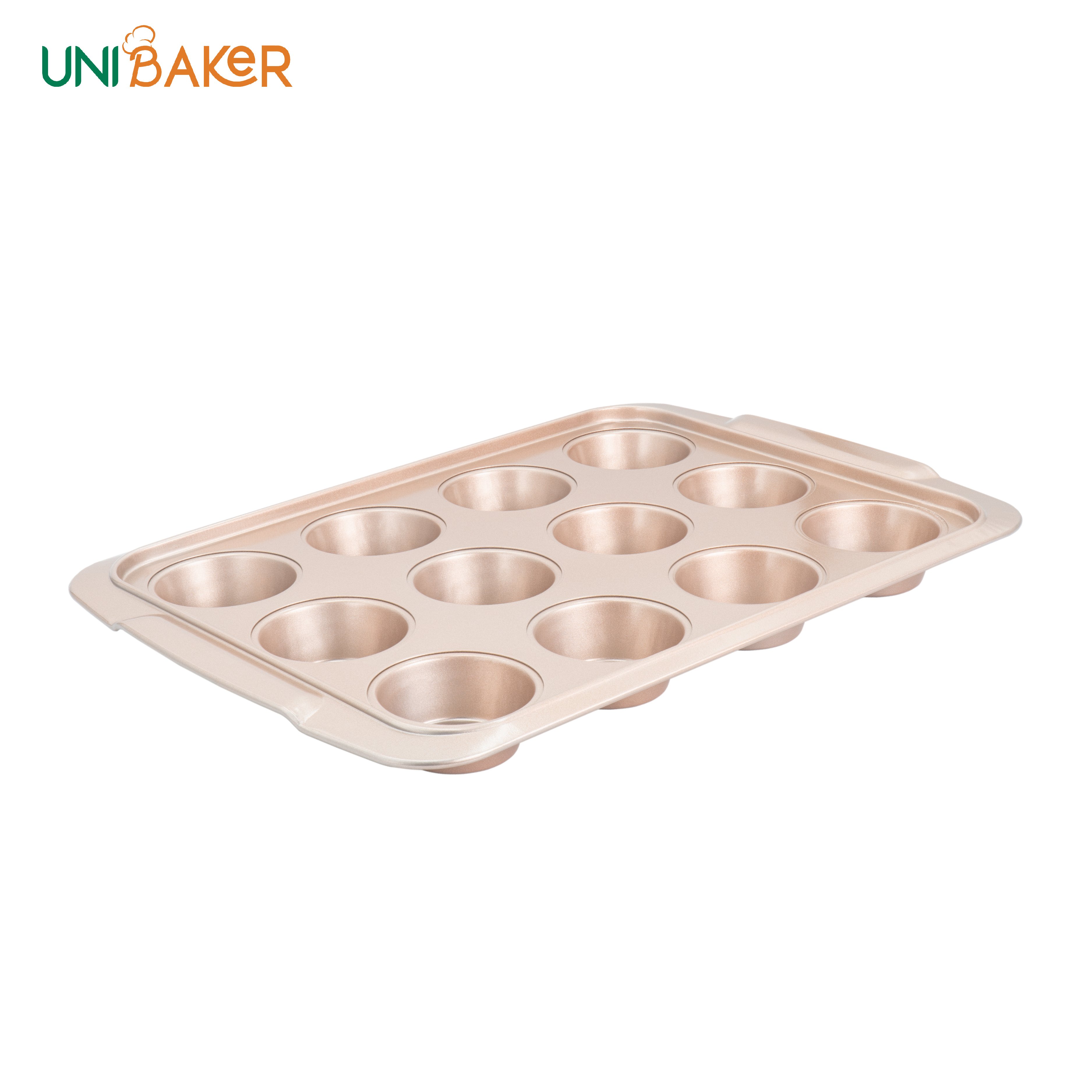 Khuôn nướng 12 bánh Cupcake Unibaker