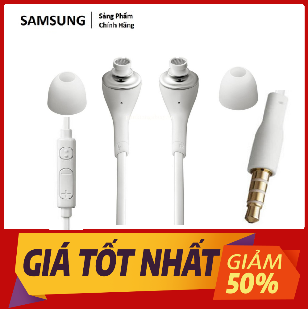 Tai nghe samsung galaxy jack 3.5mm tương thích nhiều dòng máy, chất âm hay, bass mạnh