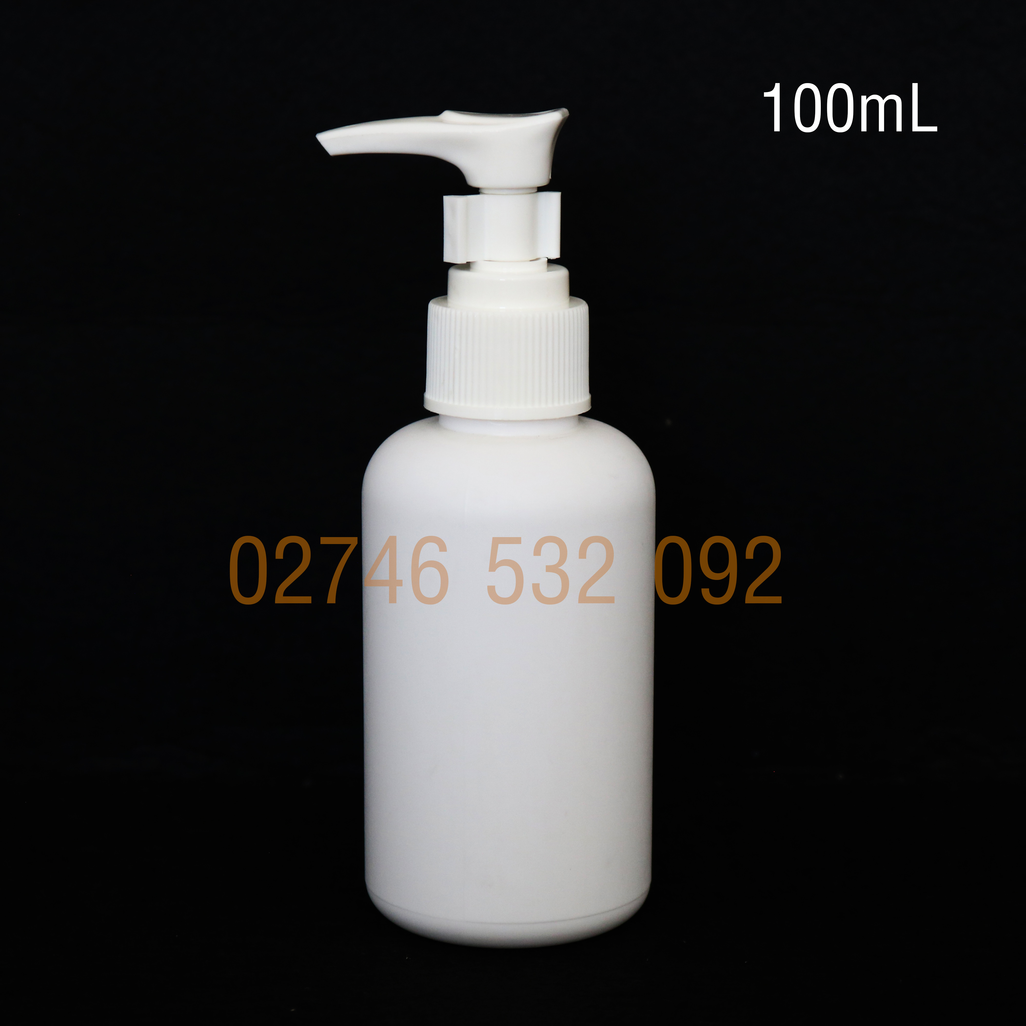 Chai nhựa trắng đục 100ml vòi van trắng hpde - hv10-2