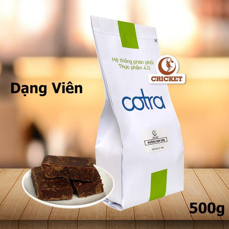 Đường Đen D08 500g - Đường Đen Dạng Viên nấu trân châu đường đen thơm ngon.