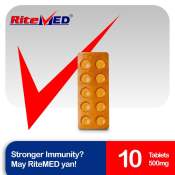RiteMED Ascorbic Acid 500mg 10 Tablets