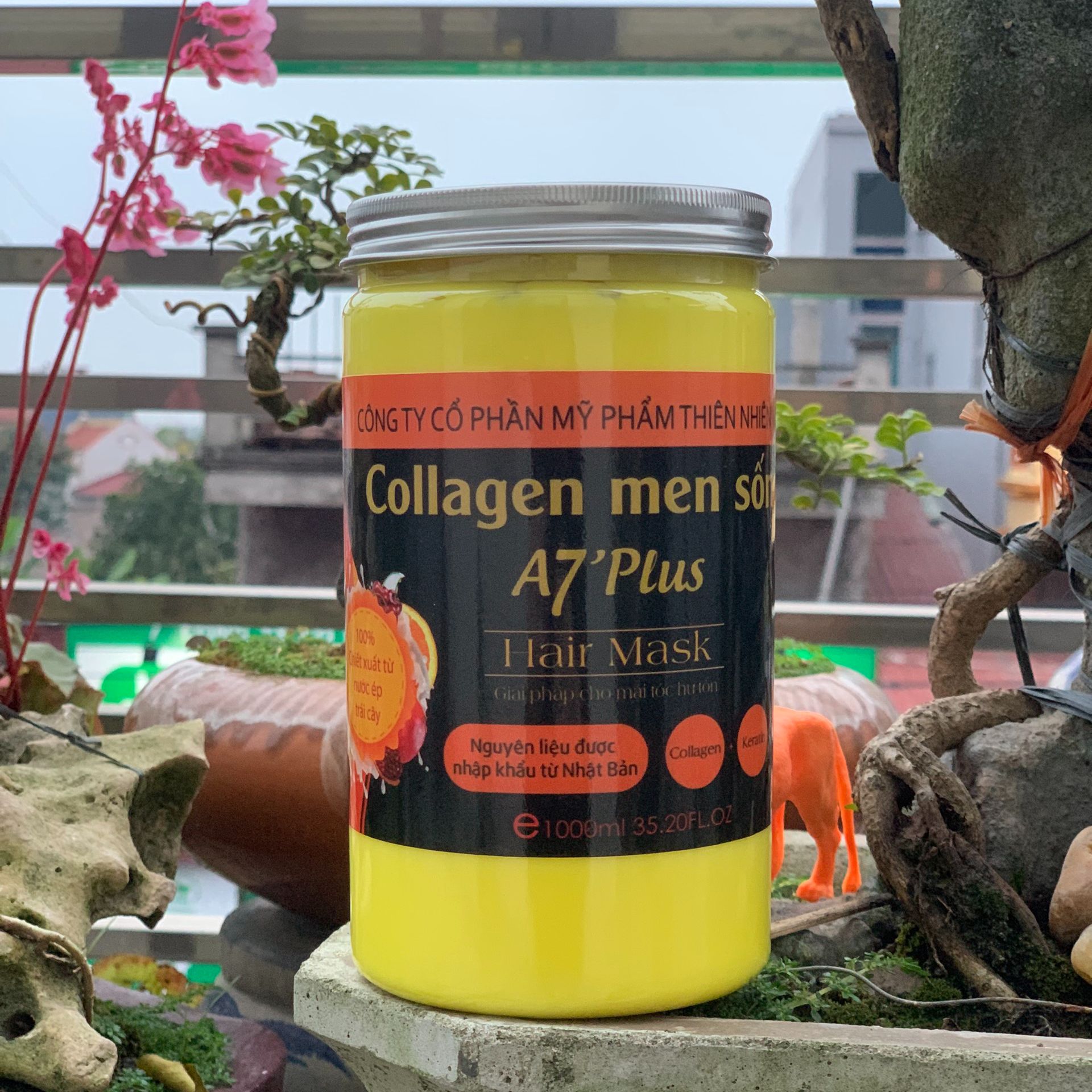 [CHÍNH HÃNG] Hấp phục hồi tóc COLLAGEN men sống A7 PLUS  hũ 1000ml siêu mượt