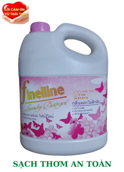 Nước giặt xả godel Fineline hồng 3600ml, Công nghệ thái lan uy tín chất lượng