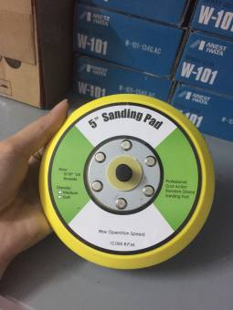 Đế Máy Chà Nhám Hơi Tròn 5 Inch, 6inch Đế Gai, Đế Lông, Đế Trơn