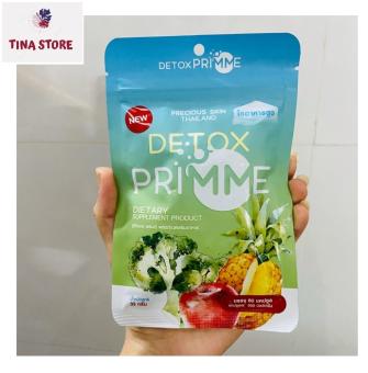 Khử Mỡ Giảm Cân Rau Xanh Detox Primme Thái Lan - Gói 60 Viên