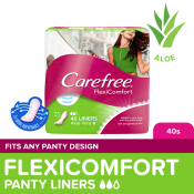 Carefree FlexiComfort Aloe Vera 40s