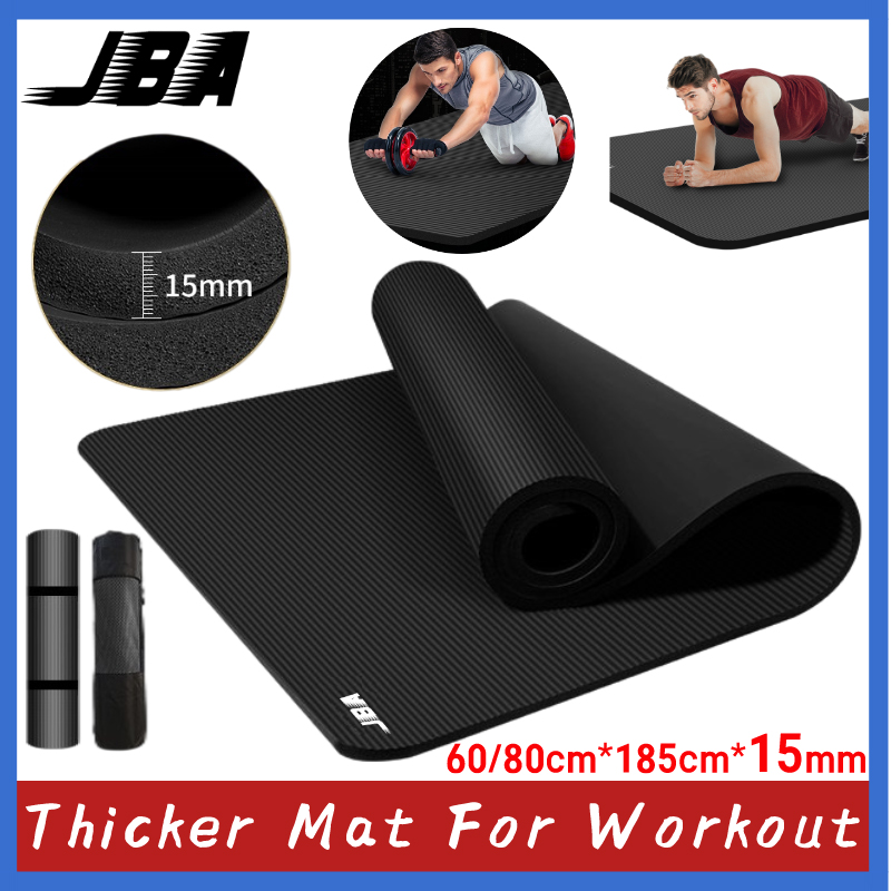 10mm Extra Thick Yoga Mat Non-slip High Density Anti-tear Fitness