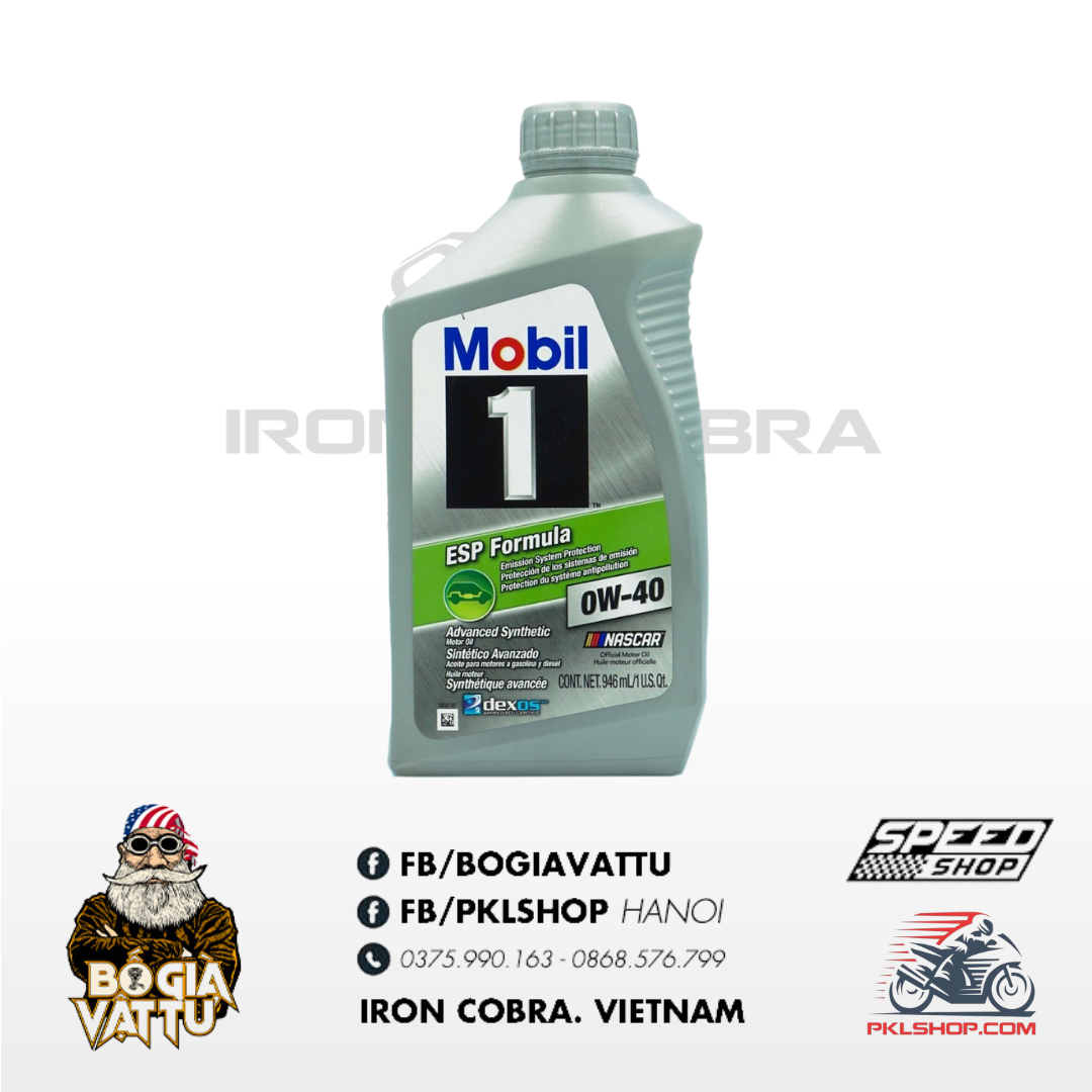 Dầu nhớt động cơ mobil 1 esp formula 0w40