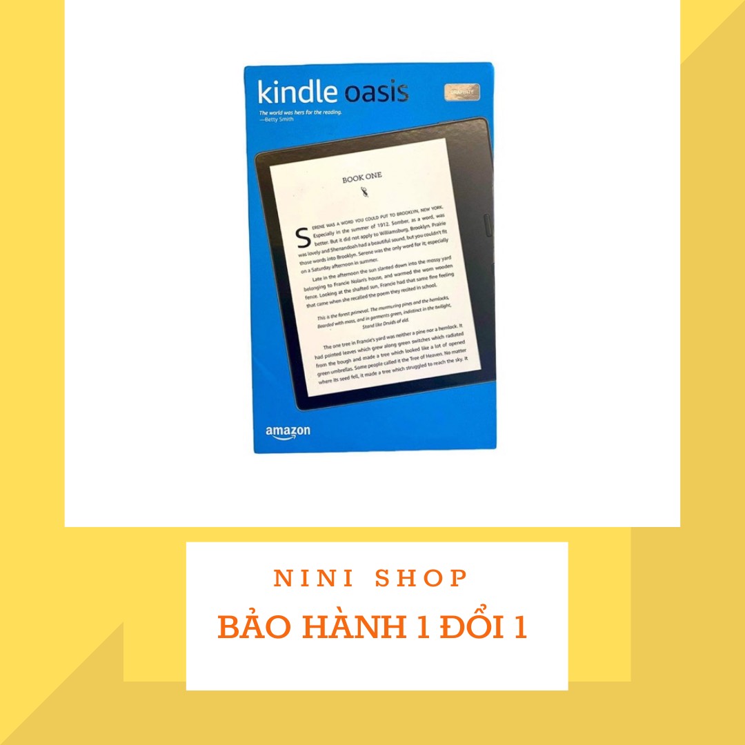 [HCM][Trả góp 0%]Máy đọc sách Kindle Oasis 3 bản 8gb bảo hành 1 năm sản phẩm tốt độ bền cao cam kết sản phẩm nhận được như hình và mô tả TẶNG TÚI CHỐNG SỐC