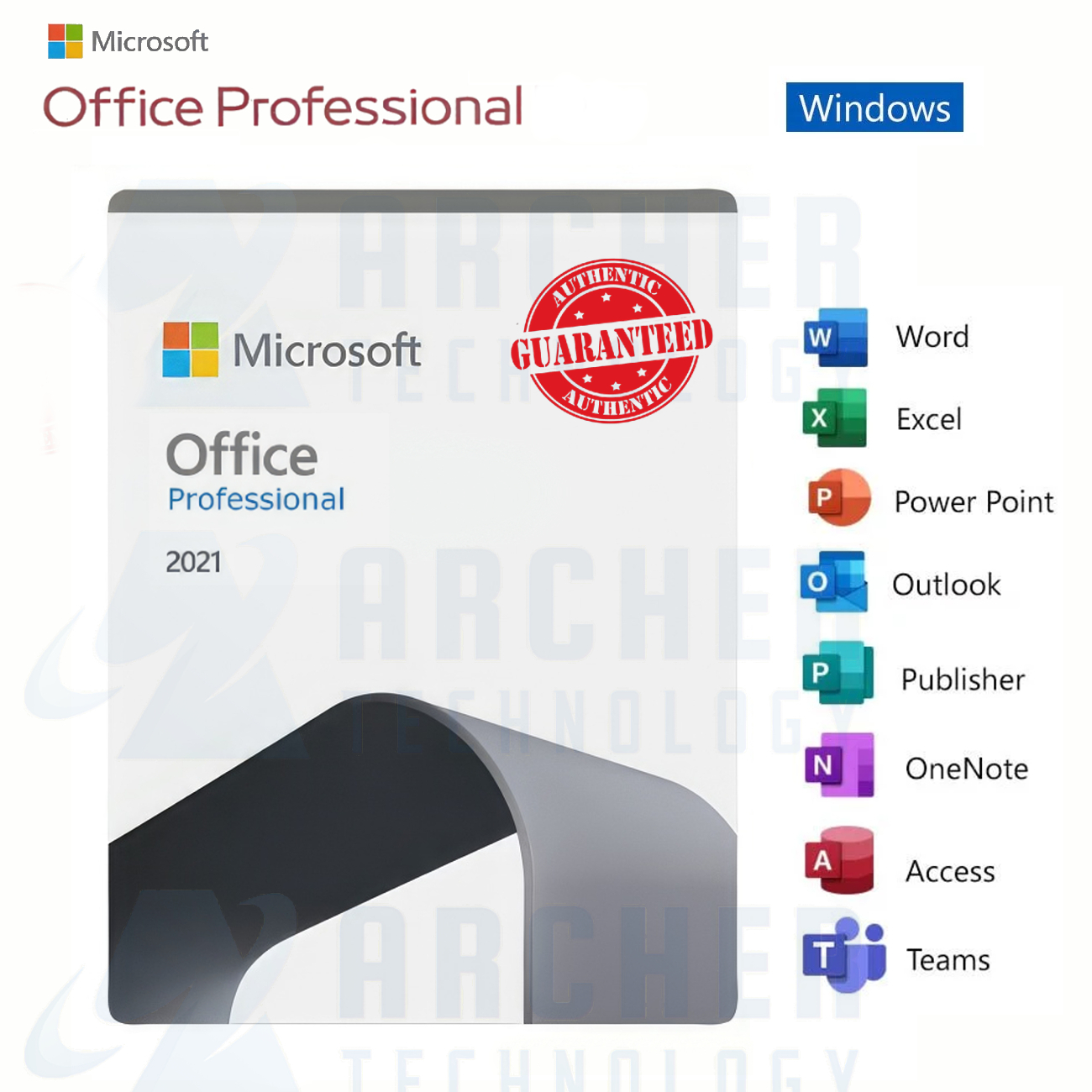 Microsoft Office 2021 Professional For Windows 10/11 | Home