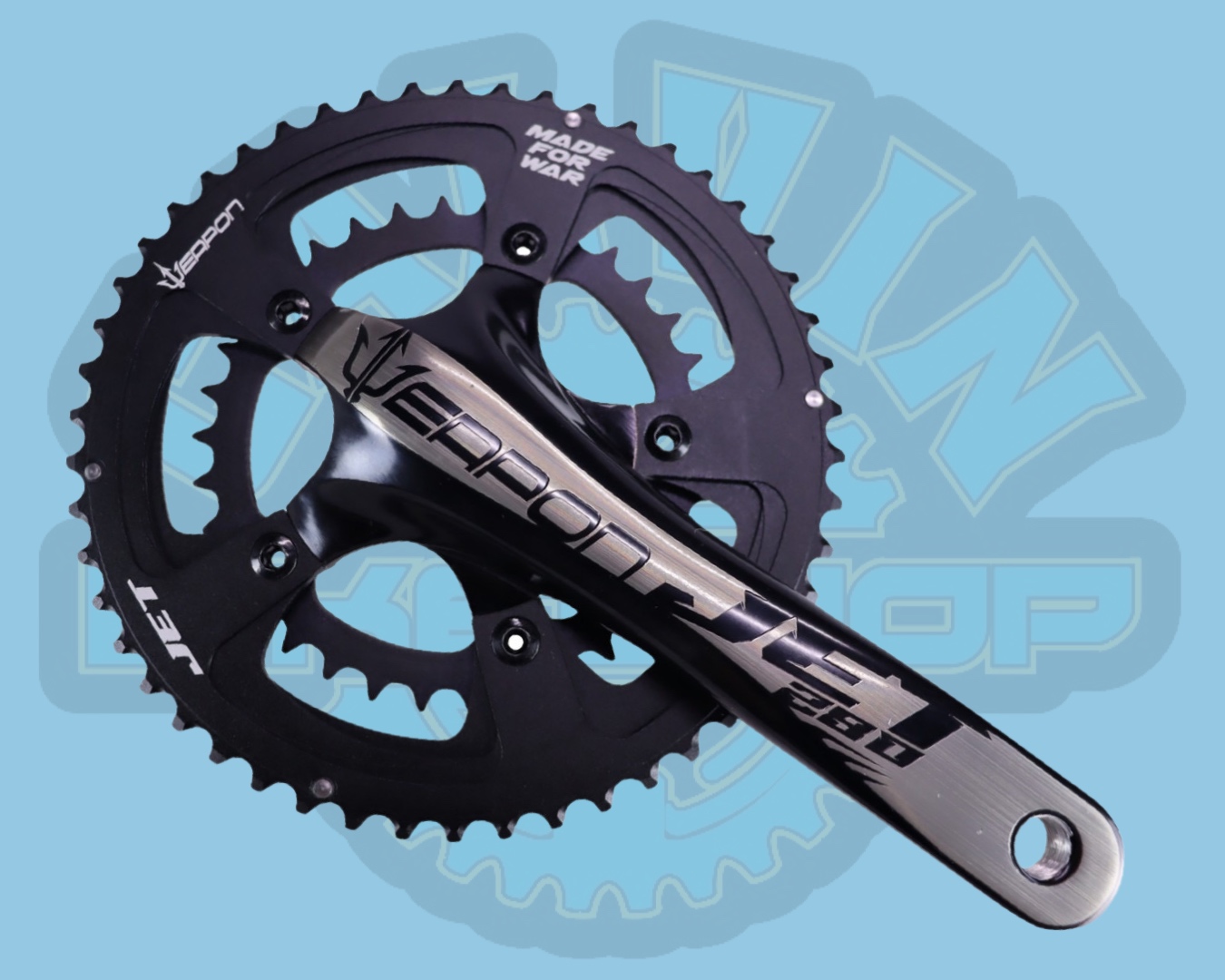 weapon crankset 2x