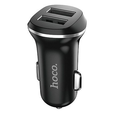 Tẩu sạc nhanh ôtô xe hơi hoco z1 2 cổng 2.1a