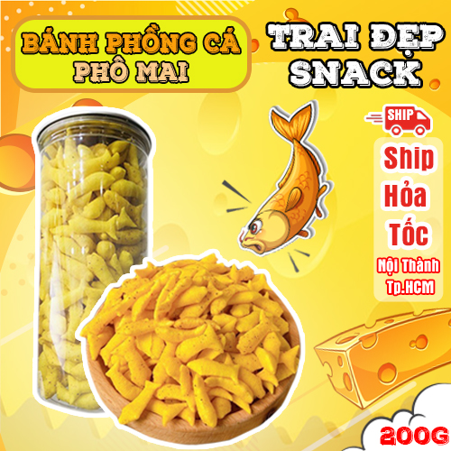Bánh Phồng Cá Phô Mai Trai Đẹp 200G