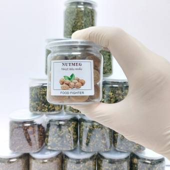 Nhục đậu khấu nguyên hạt Indonesia gia vị sốt Bechamel - Nutmeg whole - Hũ 120ml