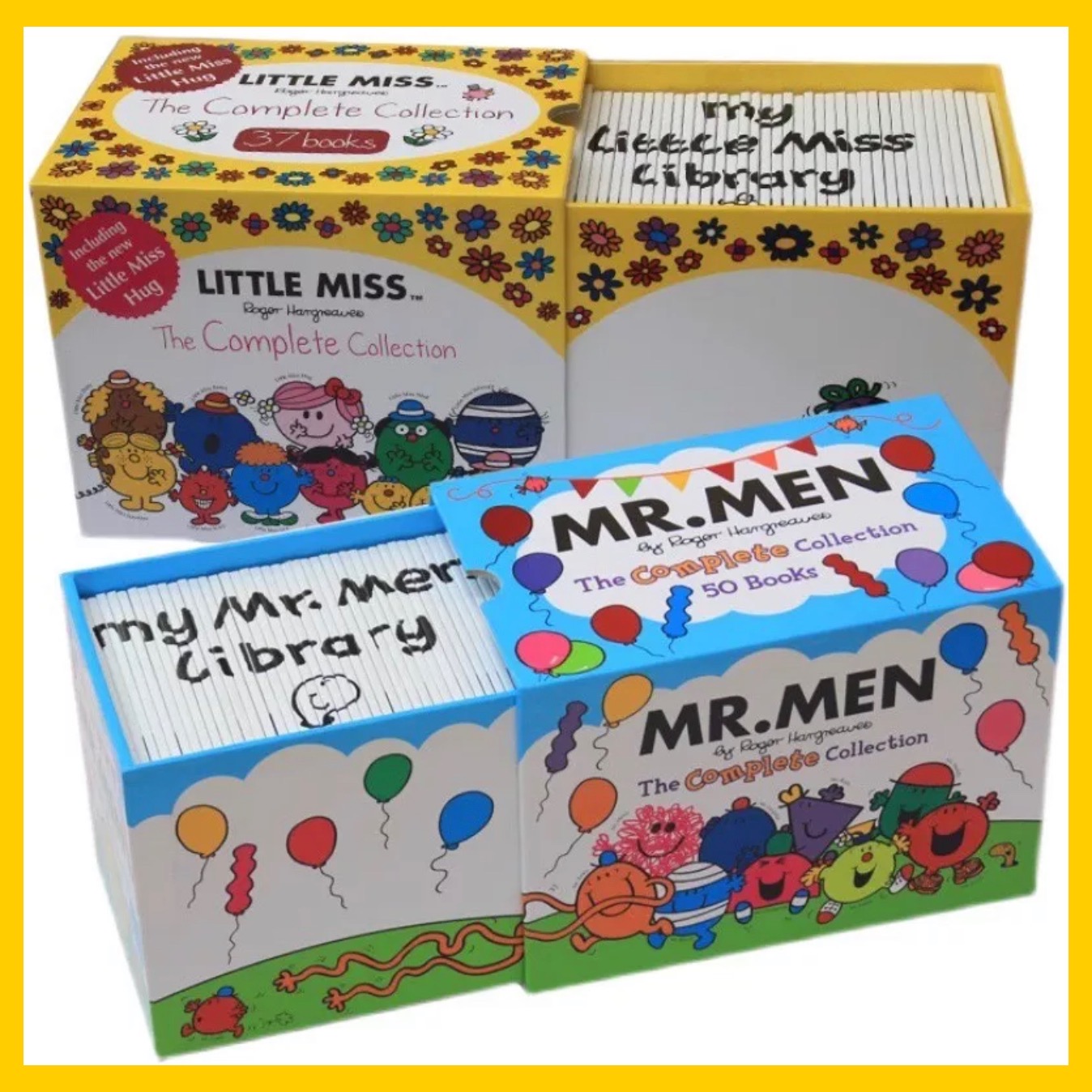 Mr Men Little Miss Complete Box Set Collection (50/37 Books) Ready