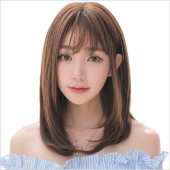 TẶNG KÈM LƯỚI] Tóc giả nữ trùm nguyên đầu - TG34 ( MÀU NÂU VÀNG