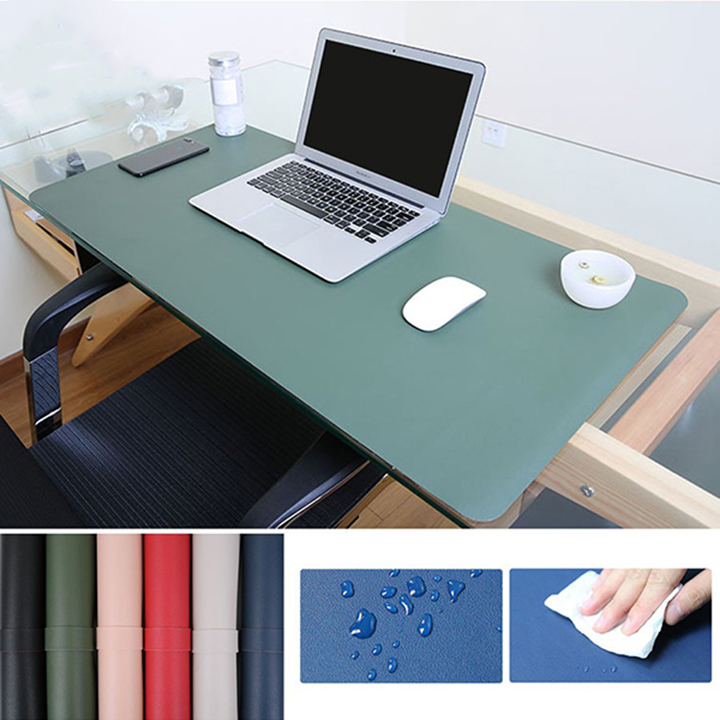 Thảm da trải bàn làm việc 2 mặt 90x45cm nhiều màu sắc