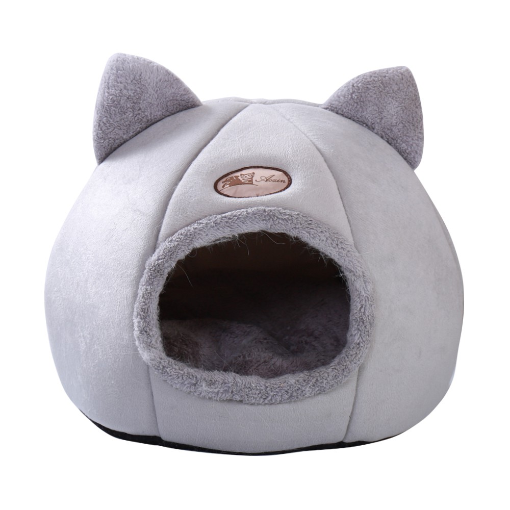 plush dog igloo