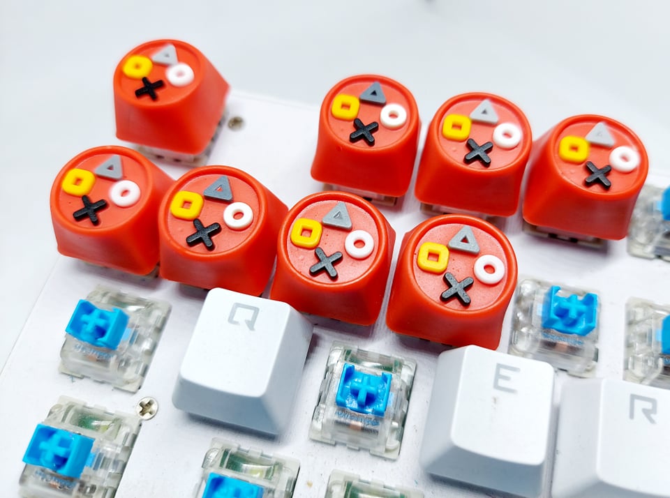 Keycap resin Playstasion trang trí ban phím cơ gaming