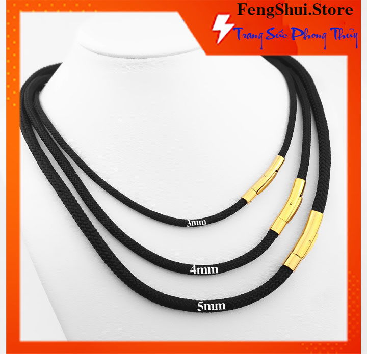 [HCM]Dây chuyền dù thái cao cấp khóa titan mạ vàng siêu đẹp  siêu chất