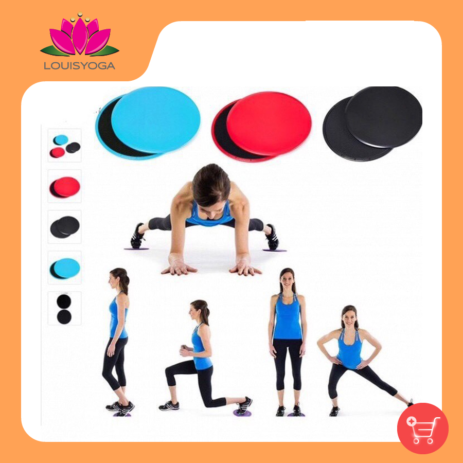 Đĩa trượt tập yoga - Đĩa tập thể hình - Đĩa tập gym, pilates - Dụng cụ tập thể dục giúp cơ thể luôn săn chắc và khỏe khắn - Hùng Yến Sport