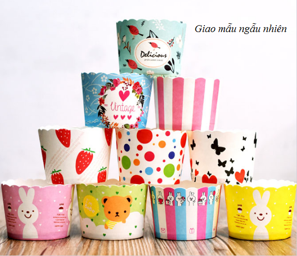 Cup/Ly giấy cứng nướng bánh cupcake