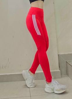 Quần dài thể thao nữ tập gym tập yoga Thun lạnh Phối lưới