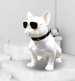 Loa Bluetooth Hình Con Chó Bull CH-M10 Đeo Kính Cực Ngầu Chống Thấm Nước, Chống Va Đập, Âm Thanh Nổi Stereo