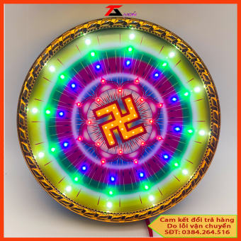 HÀO QUANG LED CHỮ VẠN -  VIỀN HOA SEN SIÊU BỀN  - HÀO QUANG THỜ PHẬT QUAN QUAN ÂM