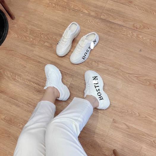 Giày nữ, giày sneaker nữ BT dạng sục siêu chất. Chất liệu mềm, đi êm chân. Kiểu dáng cực kỳ năng động, thể thao