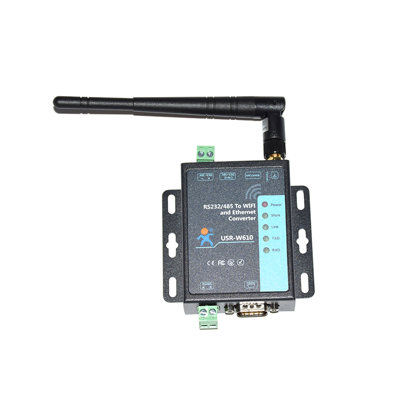 Usr-w610 bộ chuyển đổi 1 cổng rs485 / rs232 sang wifi modbus với 1 cổng ethernet rj45 rtu sang modbus tcp