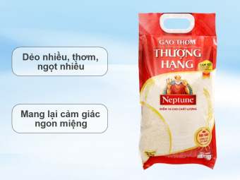 Gạo thơm thượng hạng Neptune túi 5kg