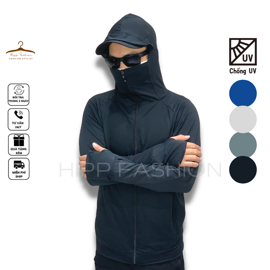 Áo chống nắng nam UNI cao cấp chống tia UV, thông hơi,thoáng mát-AN1L
