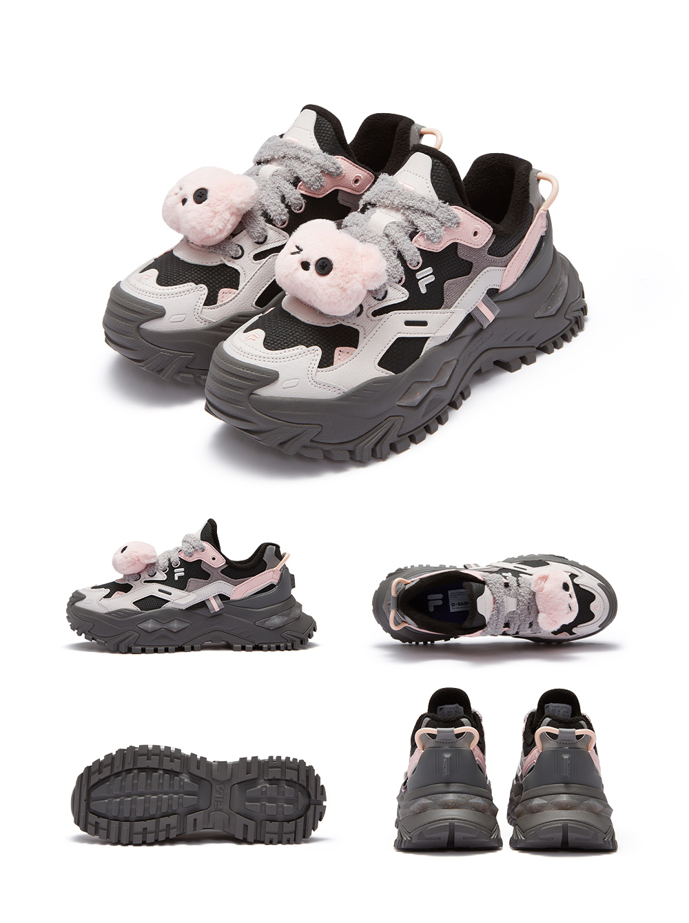 [NUOVA versione] Sneakers con piattaforma FILA FUSION BIANCO/BIANCO III da donna