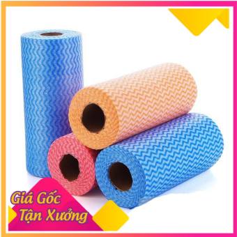 Khăn giấy lau đa năng bằng vải khô không dệt vệ sinh cho phòng nhà bếp tay giầy siêu sạch tiện dụng 50 tờ
