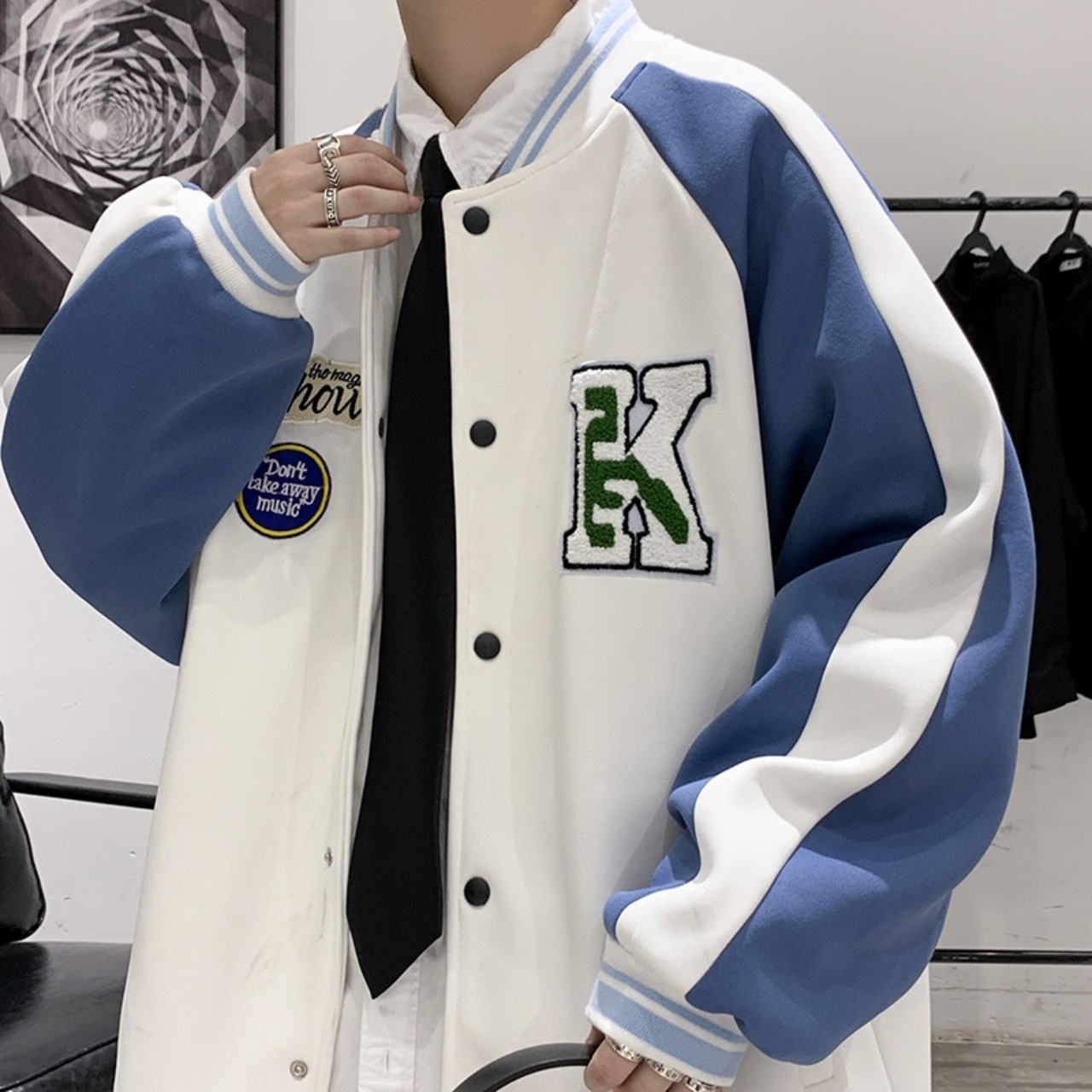 Áo khoác bomber nam nữ nỉ ngoại, form chuẩn chữ k siêu đẹp thời trang siêu đẹp