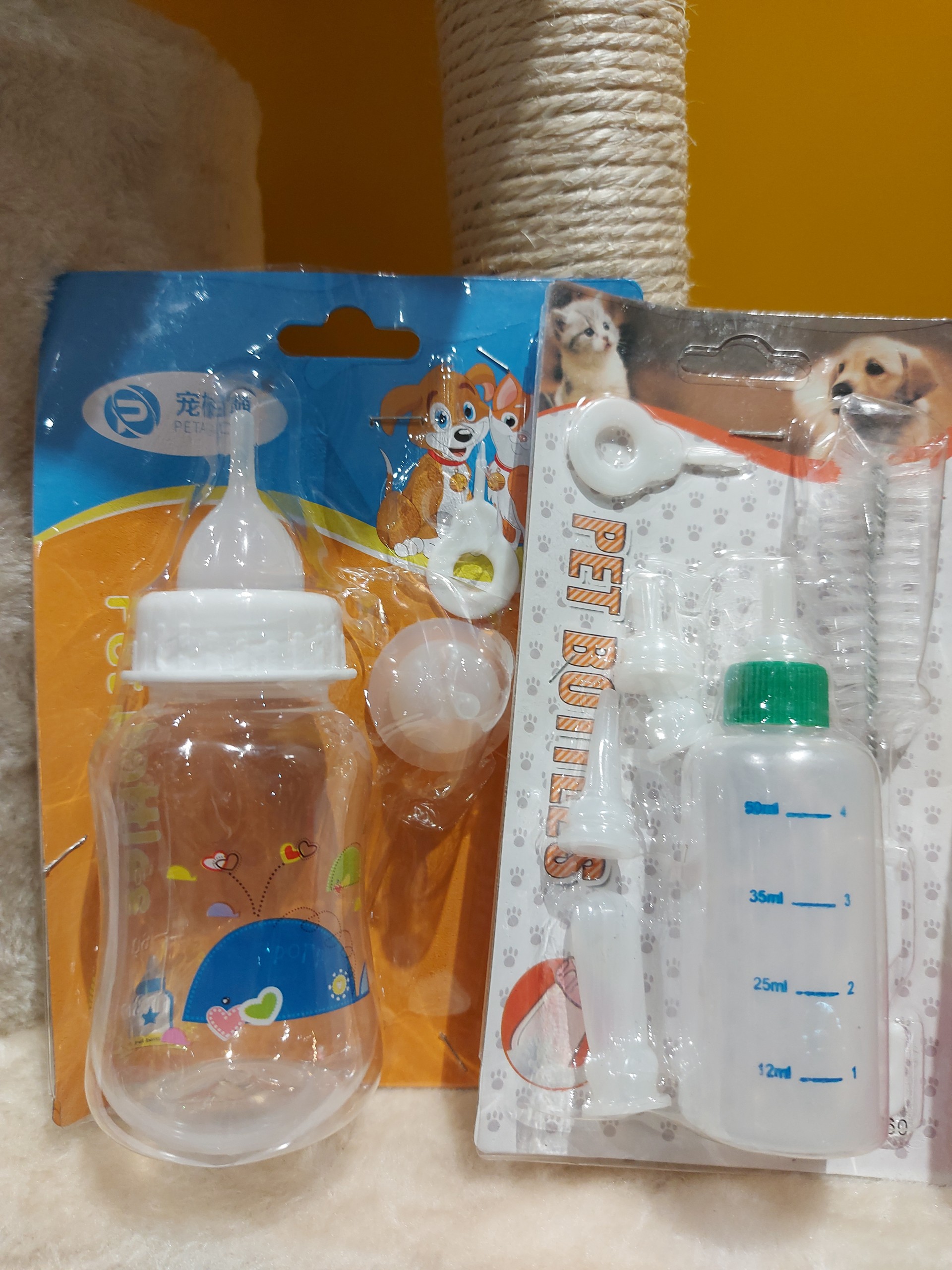 Bộ bình sữa cho chó mèo con 50ml/150ml