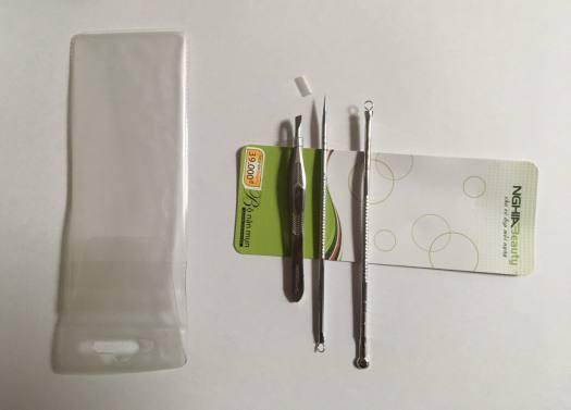 Bộ nặn mụn 3 món- Nghĩa