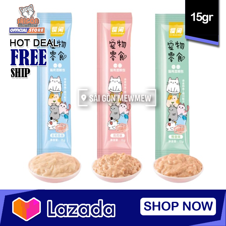 Súp thưởng SHIZUKA cho mèo 15gr