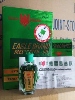 Dầu gió xanh hiệu con ó Eagle Brand xách tay Mỹ