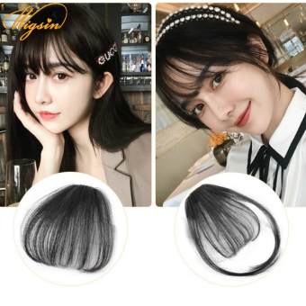 Kẹp Tóc Giả Tóc Giả Tóc Giả Tự Nhiên Rìa Giả Tổng Hợp Mở Rộng Cho Nữ Kẹp Tóc Mái