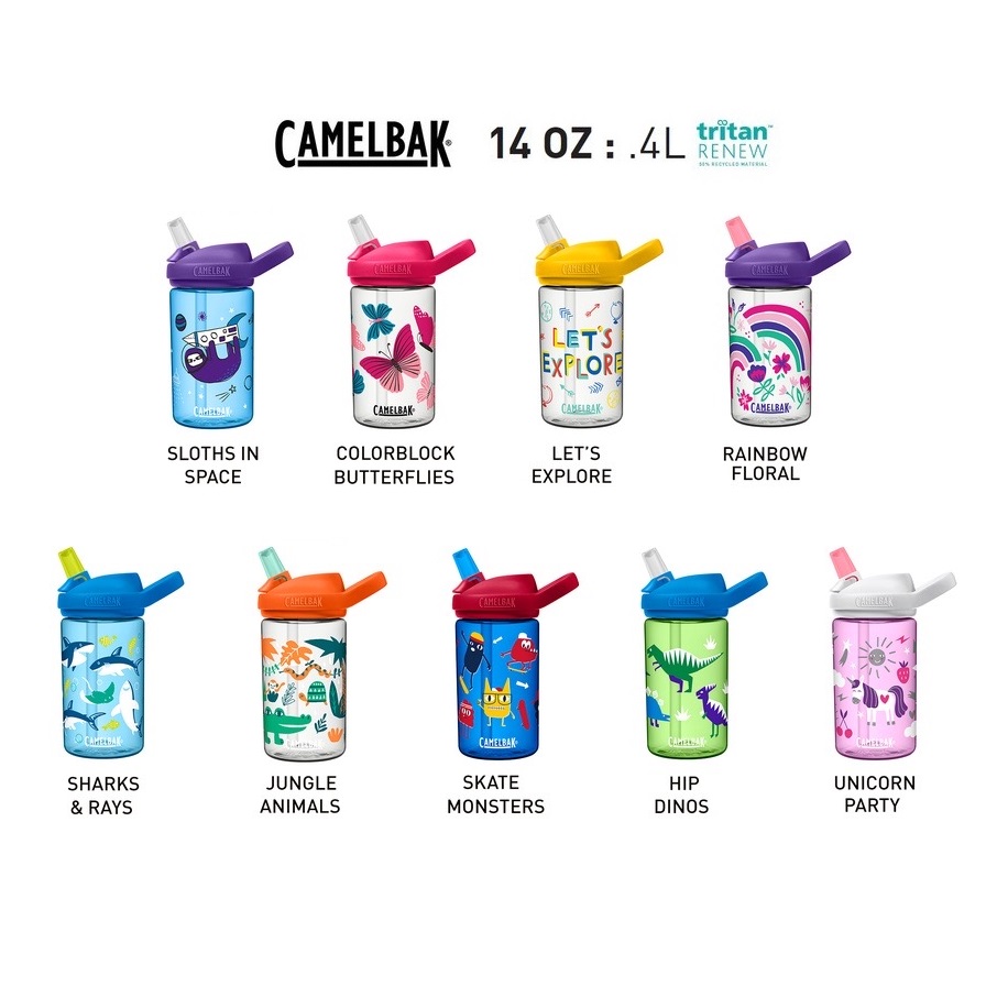 Kids Water Bottle Camelbak Eddy + Kids 400ml Lets Explore