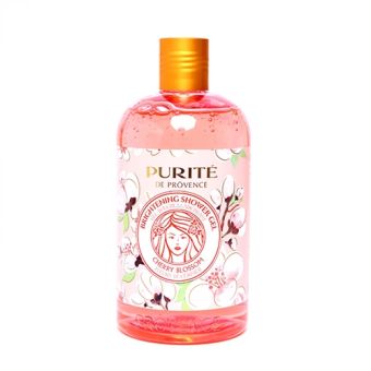 Sữa Tắm Purité Cherry Blossom Shower Gel Mềm Mịn Da Hương Hoa Anh Đào/Hoa Hồng 500ml