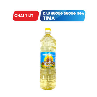 Dầu ăn hướng dương Nga nguyên chất Timashevsk chai 1 lít