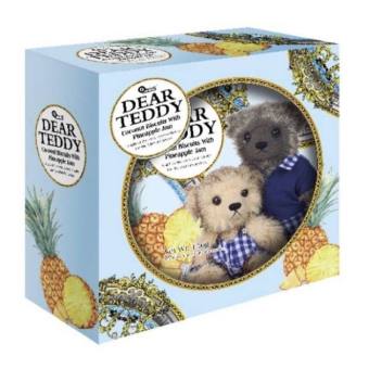 Bánh Quy Dear Teddy Thái Lan Dừa Nhân Kem Mứt Dứa Pineapple Jam (Hộp 150g)