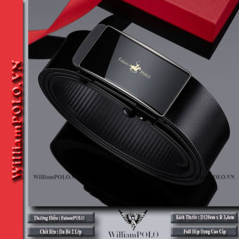 Dây lưng nam cao cấp , dây nịt nam da bò FaiaoePOLO - WP10