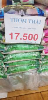 GẠO THƠM THÁI - LÀI SỮA - PHÙ SA BAO 10KG